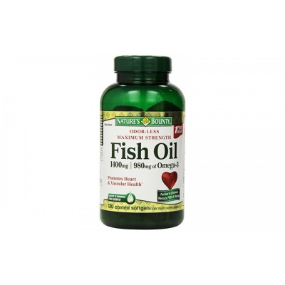  Natures Bounty odor-less Fish Oil 130 