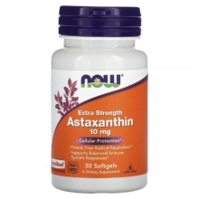 Антиоксидант NOW Astaxanthin 10 мг 30 капсул